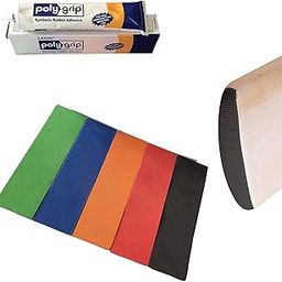 GRS Circ 5 Pcs Toe Guards and Stong Gum to Protect Your Bats Toe and for Repair ( Size Universal can be Used on Every Bats) Multicolor-image-11