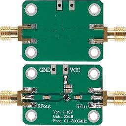 HiLetgo 0.1-2000MHz RF WideBand Amplifier 30dB High Gain Low Noise LNA Amplifier-30