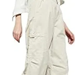 max Women Regular High Rise Alaya F x URB_N Solid Parachute Pants-picture-42