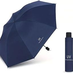 UV-Super Effective Manual 3-Fold Umbrella For Men & Women | Black Film Coated UV-Rays Safe (23" Large Size)-47