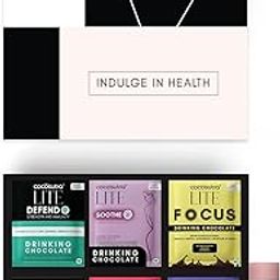 Cocosutra LITE Sugar Free Drinking Chocolate Hamper | 2*6 Single Serve Sachets | 6 Function Based Hot Chocolate Mix | Zero Sugar, Low Carb, Low Calorie |Stevia & Erythritol based |Gift Box|Vegan, 240g-image-8