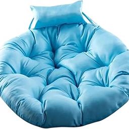Creations Hanging Chair Cushion Round Seat Cushion Pillow for Living Room Garden Patio Blue-image-29