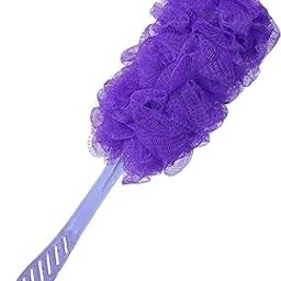 Trademanship Loofah Sponge Body Scrubber for Men and Women 003 | Purple-49