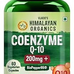 Vlado's Himalayan Organics CoQ10-200mg With BioPepper - 5mg, COENZYME Q-10 Supplement | High Absorption I Highest Strength CoQ10 In Single Capsule I For Men And Women - 60 Veg Capsules-22