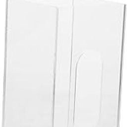 MAGICLULU Box Acrylic Wall Mount Mask and Gloves Dispenser Box Transparent Storage Holder for Quick Access to Masks and Gloves Easy to Install for Use-image-88