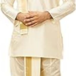 Men's Solid Kurta Pancha Set (2pcs)-picture-26