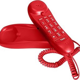 Blue Donuts Slimline Red Colored Phone For Wall Or Desk With Memory-picture-23
