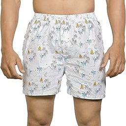 Men's Printed Regular Boxer Shorts Boxer Man Combo of 2,Daily Essentials Men's Boxers - Comfortable Cotton with Side Pocket, Sizes M to XXL for Active Lifestyles-7