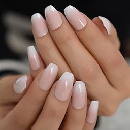 Gush Beauty Press On Nails | Reusable Nail Extensions | Artificial Fake Nails Set | For women (Creme De Nude - Long Coffin)-39