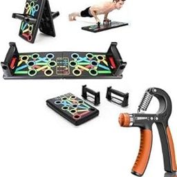 Shopfleet 15 in 1 Home Workout Equipment Multi-Functional Pushup Bar System Fitness Floor Chest Muscle Exercise Professional Equipment Burn Fat Strength Training Arm with Adjustable Hand Grip-23