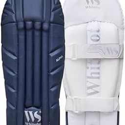 Whitedot Alpha levlon Cricket Wicket Keeping Pad, Mens/Adult/Large, Navy Blue-image-17