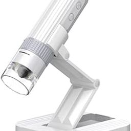 Auslese® Wireless Digital Microscope 50X-1000X Magnification WiFi Portable Microscope 1080P HD with Adjustable Stand for Inbuilt Battery 700mAh Compatible with iPhone Android iPad & PC (WTM-W1-AW)-image-5