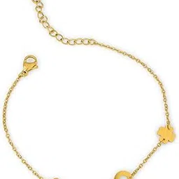 palmonas Flower Charm Bracelet for Women - Gift for Girls & Women | Waterproof & Anti-Tarnish Bracelet-picture-38