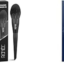RENEE Professional Makeup Brush with Easy-to-Hold Powder Brush R1, 1PcEau De Parfum Dark Desire 8ml, Premium Long Lasting Luxury Perfume Scent for All Occasions, Travel Friendly Mini Perfume-18