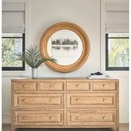 TGF Furniture Store Rustic Wooden Dresser with 8 Drawers – Solid Wood Chest in Natural Oak Finish – Vintage Storage Dresser for Bedroom, Entryway, or Living Room-image-26