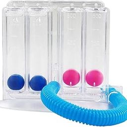 JAZZY PEARLS Lung Deep Breathing Trainer Exerciser Device Incentive Spirometer 4 Balls-12
