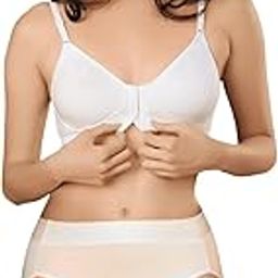 Women's Cotton Lingerie Full Padded Wire Free Bra Panty Set for Everyday Fashionable Use (White)-picture-23