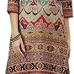 Women Polyester Printed Straight Salwar Kurta Dupatta-image-46
