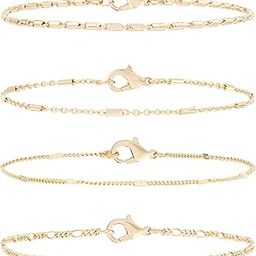 London Chain Anklet Multipack|One Size-image-2