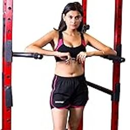 Gamma Fitness Power Squat Rack PR-04 - Heavy-duty 2.5 x 2.5 inch Frame With Inter-locking Attachment Mechanism-20