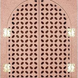 Little Birdie MDF Jharokha with Openable Window Leaf Circle Approx 11 X 9inch 1pc-picture-16