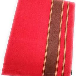 Men's Traditional Pure Cotton Bleached White Dhoti Border Size 9X5 (or) 4.15 Mtr Dhoti with 2.30 Mtr Angavastram_SG030-image-24