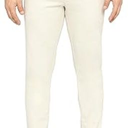 Tapered Fit Pistachio Shell Cotton Stretch Dobby Trousers Beige-image-30