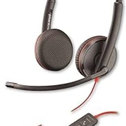 Plantronics - Blackwire 3225 USB-A Wired Headset - Dual-Ear (Stereo) with Boom Mic - Connect to PC/Mac via USB-A or Mobile/Tablet via 3.5 mm Connector - Works with Teams, Zoom & More-13