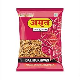 AMRUT Dal Mukhwas, (200gm x 4 = 800g) (Pack Of 4), Dhana Dal Mukhwas Digestive Crunchy and Tasty Mouth Freshener Traditional Refreshing Dhanadal Mukhwas Ready To Eat-image-22