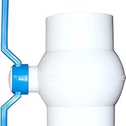 Droptech PVC Valve 5", (PLAIN) Heavy PVC Ball Valve For Household, Agriculture and Industrial Purpose, Pack Of 1 White-22