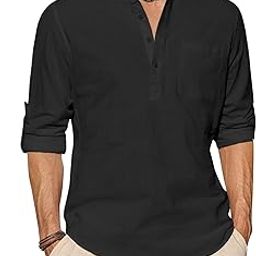 Full Sleeve Cotton Blend Mandarin Collor Slim Fit Straight Kurta Shirt with Pocket Kurta for Men-image-16