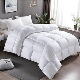 Epinch® Luxurious Comforter Soft as Feathers | 200 GSM Filling AC Room Comforter with 4 Corner Loops | Lightweight Blanket/Quilt for Home and Hotel (White, Double_90 X 100 Inch)-image-9