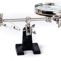 Kagbeni Helping 3rd Hand Tool Jewelry Repair Soldering Iron Stand Clamp Magnifying Glass-image-30