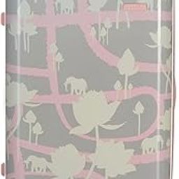 x Love Child Masaba 77 CM Large with Recessed TSA Lock & 8 Wheel Printed Hard PC Check-in Suitcase for Travel/Trolley Bag for Travel/Travel Bag with Double Wheel for Unisex- Grey-image-30