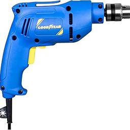 Goodyear Electric Drill Machine for Home Use | Multipurpose Heavy Duty (10mm) 500W Corded Variable Speed Drilling Machine, Reversible, DIY Use for Masonry, Steel & Wood, Compact, Power Tools-picture-24