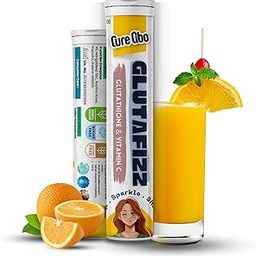 CureCibo Glutathione Tablets for Glowing & Vibrant Skin | 15 Effervescent Tablets with 500mg Japanese L-Glutathione & Vitamin C | Sugar-free Antioxidant & Skin Glow Supplement for Clear Youthful Skin | Orange (1)-17