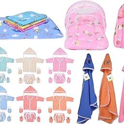 Toddylon 33 in 1 Baby Products All New Born Complete Daily Items Gift Packs (Multicolour, 0-6 Months)-17
