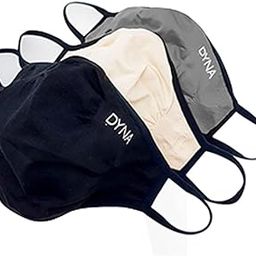 Dyna Premium Face Mask Seamless Chafe-free Contoured Washable Face Mask with Inbuilt Filter & Comfortable Ear-loop-Pack of 3 (Assorted Colours)-18