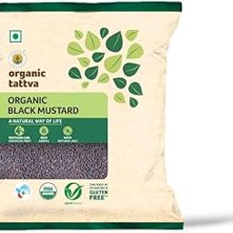 Organic Tattva 'Black Mustard', Quality Rai, Naturally Processed, from Farm Picked Fresh Seeds (100 G, Pouch)-image-38