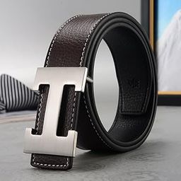 Generic Men's H-Buckle Belt - Imitation Leather-image-10