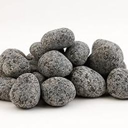 Pebbles- StoneStories Black Beauty Garden, Landscape and Decorative Natural Stone Pebbles15 kg - 1"-2"-image-65