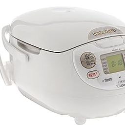 Zojirushi NS-ZCC10 5-1/2-Cup (Uncooked) Neuro Fuzzy Rice Cooker and Warmer, Premium White, 1.0-Liter-image-48