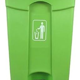 KAPGGRILA Biomedical waste bins Plastic Pedal Dustbin for hospitals (25Ltr, Green) With 5 Pcs Bio hazard bags Free-image-10