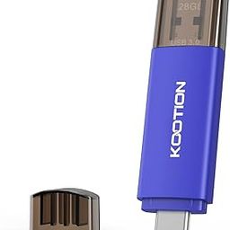 KOOTION 128GB USB C Flash Drive 2-in-1 Type-C Flash Drive USB-A & USB-C 3.0 Dual Drive OTG, Thumb Drive Memory Stick for Android Smartphone/Tablet/PC-image-56