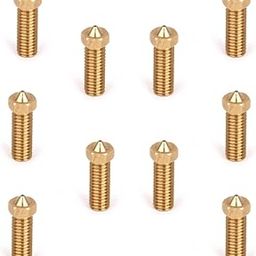 Robocraze V6 Volcano Brass Length Extruder Nozzle 1.75mm x 0.8mm (Pack of 10)-image-23