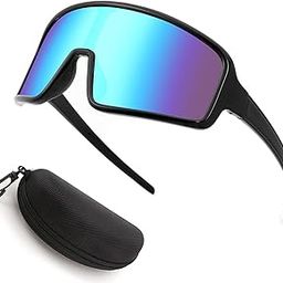 Karsaer Sports Sunglasses Cycling Glasses Men Baseball Softball Sunglasses Unisex for Adult Youth B5082-picture-4