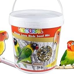 COLOURFUL® - Natural & Healthy Premium Bird Food | Seed Mix (African Love Birds, 1kg+200g Free)-image-46