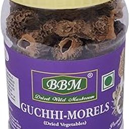 BBM Wild GUCHHI - Morels Mushrooms | Handpicked Gourmet Mushrooms | Earthy, Smoky Flavor | Ideal for Soups, Sauces, and Risottos | 100g-image-52