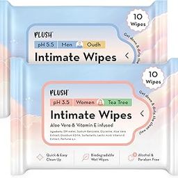 Plush Play Intimate Wipes For Women & Men (Pack of 20)-picture-28
