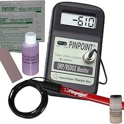 PINPOINT by American Marine Inc. ORP Lab Grade Portable Bench Meter Kit for Alkaline/Hydrogen-Rich/Ionized/Kangen Water-24